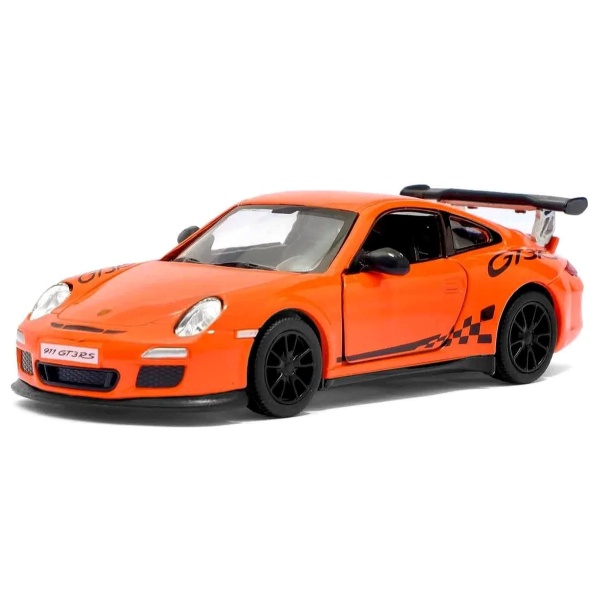 Macheta Kinsmart Porsche 911 GT3RS 1:36 Portocaliu/Negru KT5352